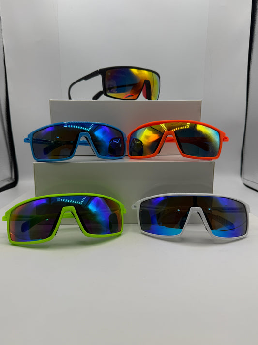 FSH Neon Edge Sunglasses – Vibrant UV400 Mirror Lens Collection