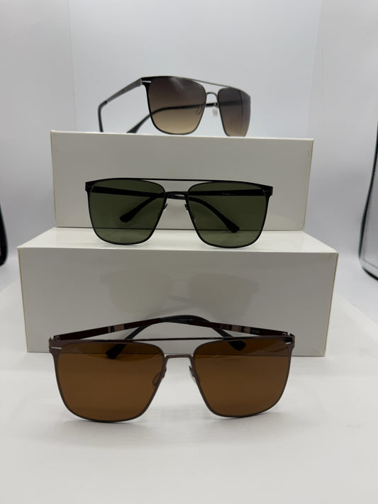 FSH Classic Metal Sunglasses – UV400 Polarized Vintage Luxury Edition