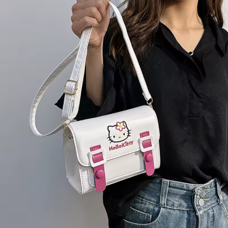 Anime Sanrio Crossbody Bags – Hello Kitty, My Melody, Kuromi & Cinnamoroll Designer Shoulder Bags for Women & Girls