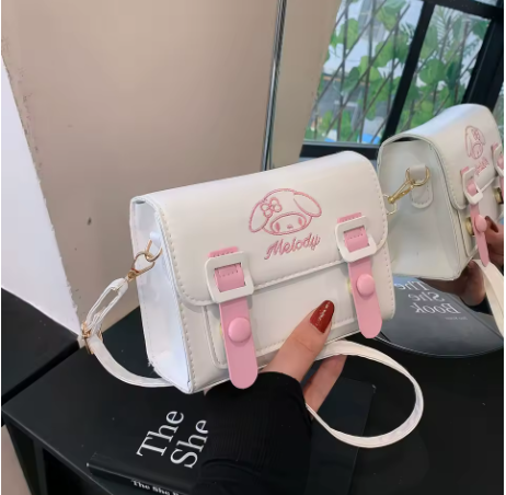 Anime Sanrio Crossbody Bags – Hello Kitty, My Melody, Kuromi & Cinnamoroll Designer Shoulder Bags for Women & Girls